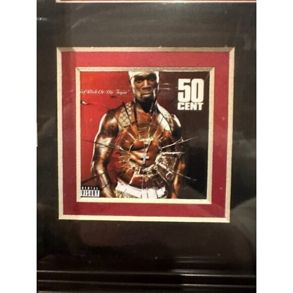 Curtis "50 Cent" Jackson signed autographed 12x12 Album Insert Framed JSA - Picture 5 of 6